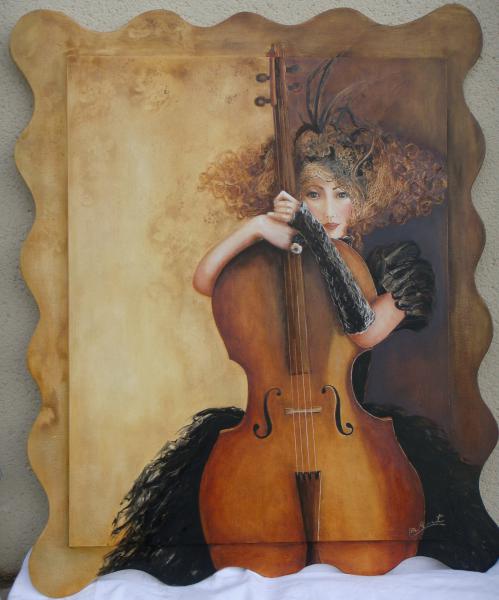 Violoncelle en pose